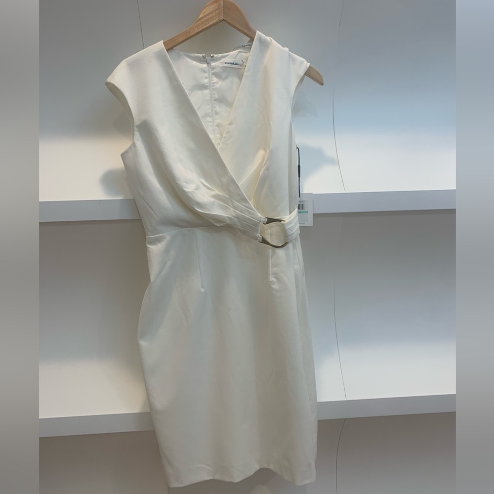 Calvin Klein ivory dress